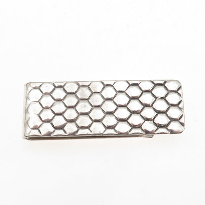 Tiffany & Co. 925 Sterling Silver Vintage Honey Comb Money Clip