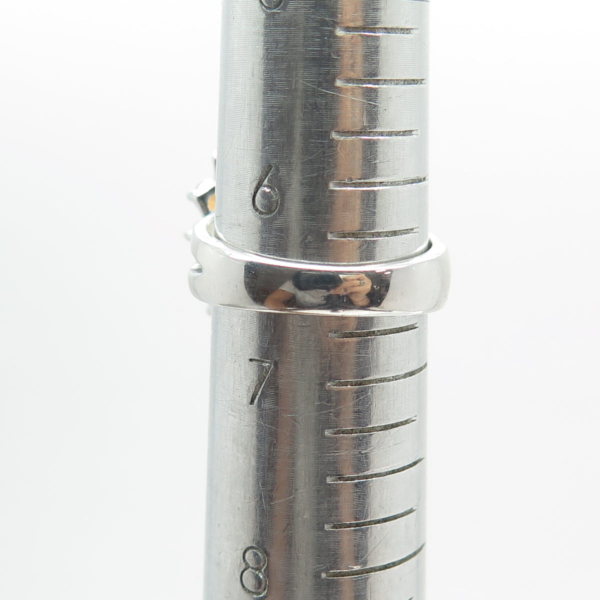 925 Sterling Silver Real Multi-Color Sapphire & Moonstone Floral Ring Size 6.75