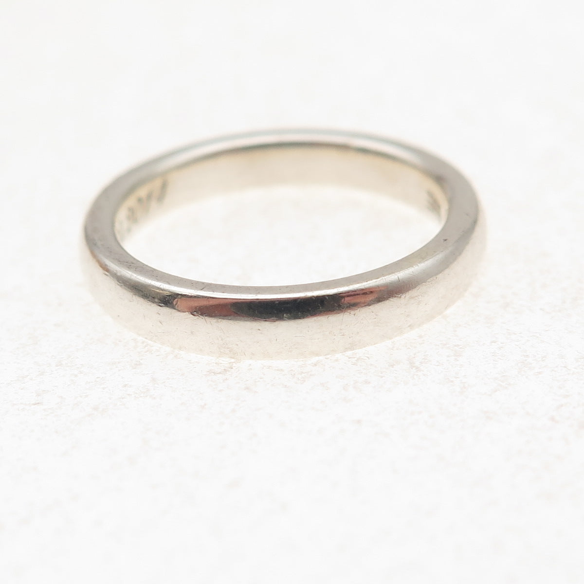 James Avery 925 Sterling Vintage Engraved Classic Wedding Band Ring Size 5.25
