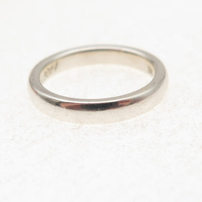 James Avery 925 Sterling Vintage Engraved Classic Wedding Band Ring Size 5.25
