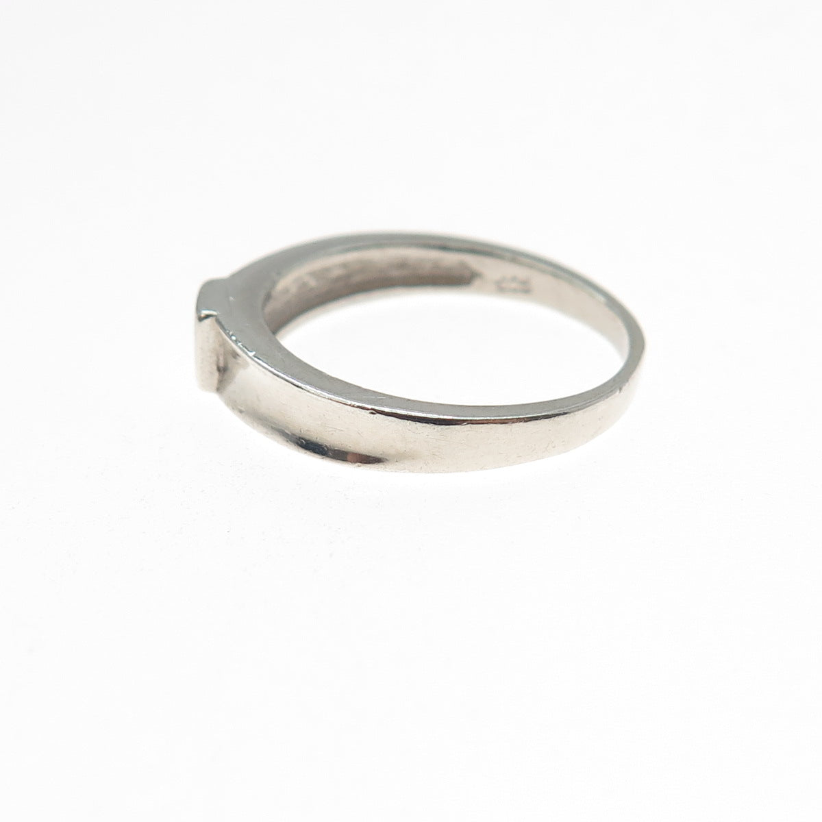 925 Sterling Silver Round-Cut C Z Ring Size 6.75