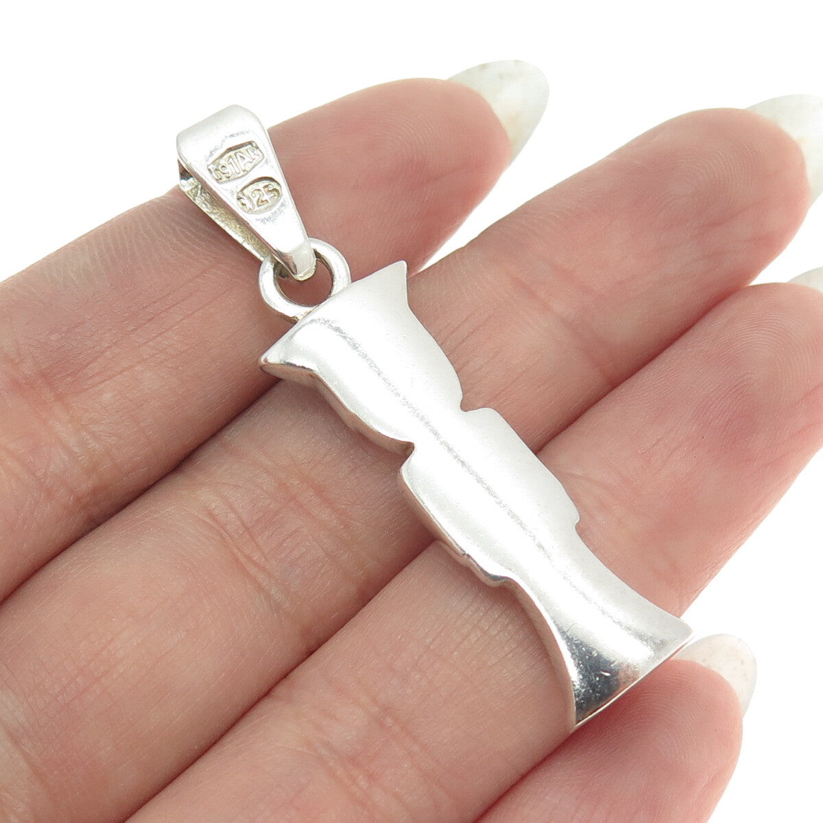 925 Sterling Silver Vintage Italy Enamel Seafarer Pendant