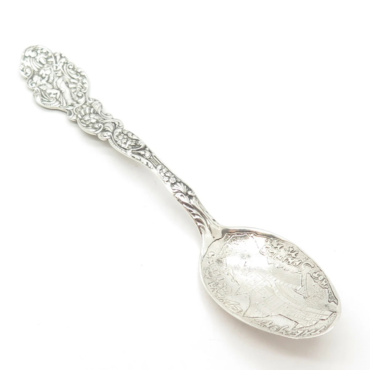 925 Sterling Silver Antique Victorian Gorham Versailles - 1888 Handmade Spoon