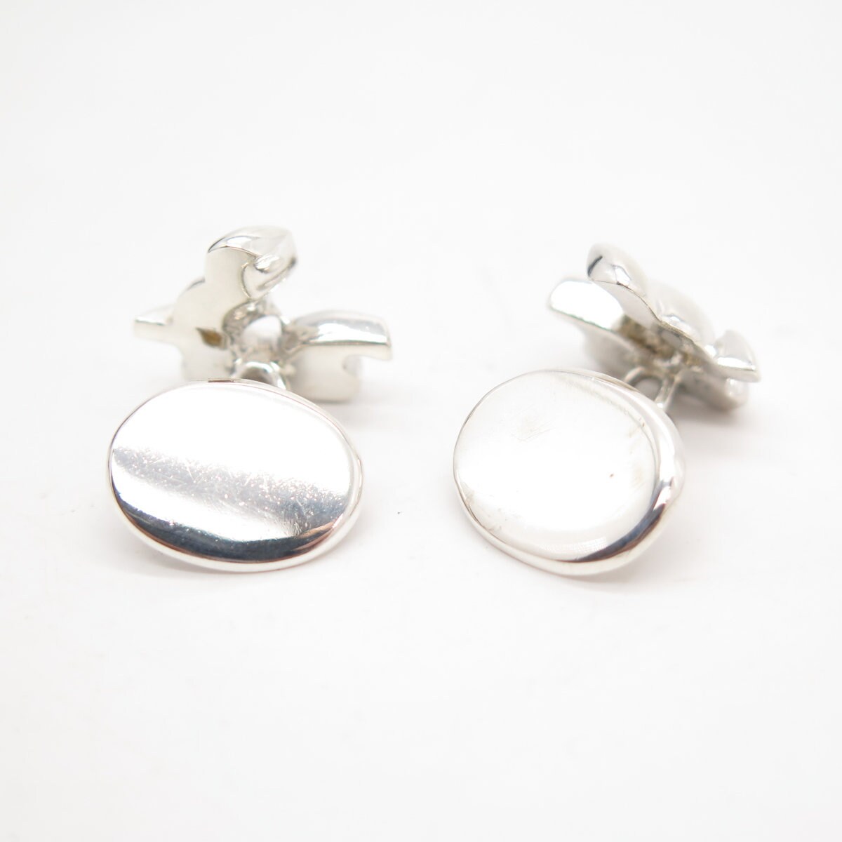 925 Sterling Silver Vintage Sail Boat Cufflinks