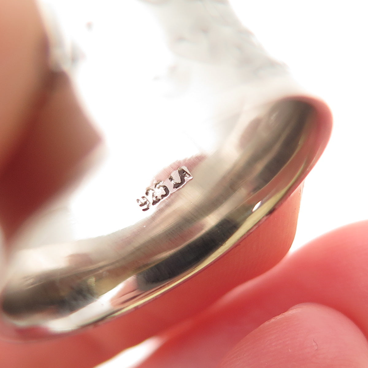 925 Sterling Silver Faith Truth Believe Hope Love is Light Ring Size 7.25