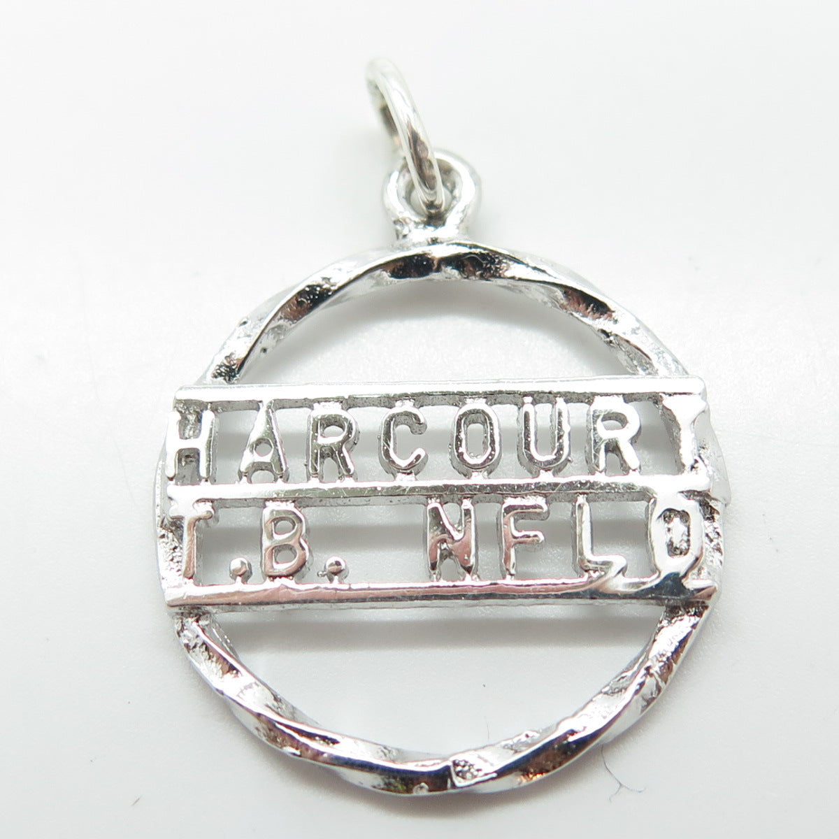 925 Sterling Silver Vintage Harcourt T. B. NFL Sport Club Pendant