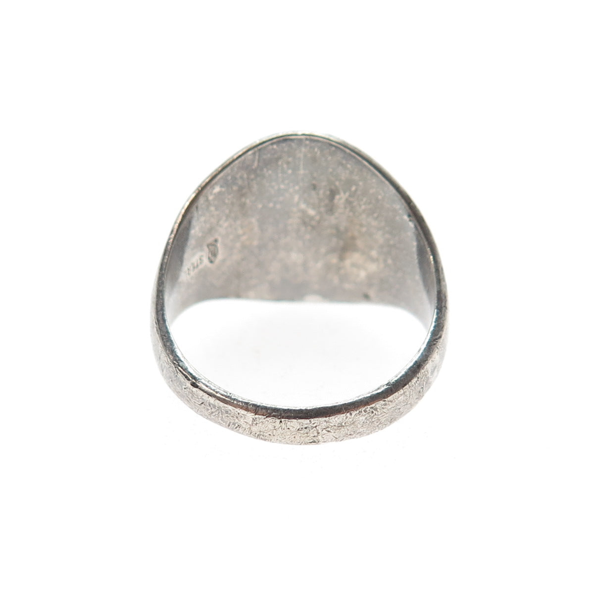 925 Sterling Silver Antique Art Deco Enamel College Fraternity Ring Size 8