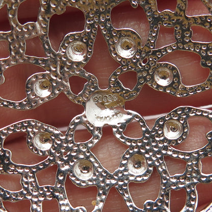 925 Sterling Silver Vintage Ornate Pendant