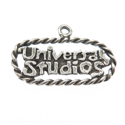 MAISELS INDIAN TRADING 925 Sterling Silver Vintage Universal Studious Pendant