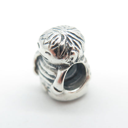 PANDORA 925 Sterling Silver My Little Boy Bead Charm