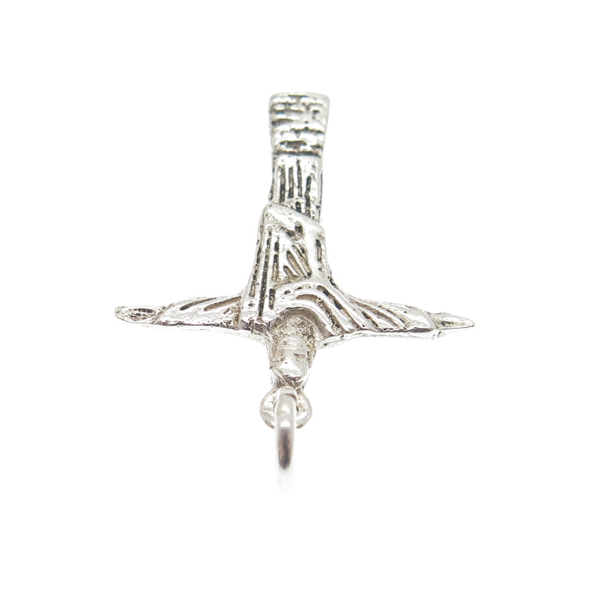 925 Sterling Silver Vintage Christ the Redeemer Rio de Janeiro Charm Pendant