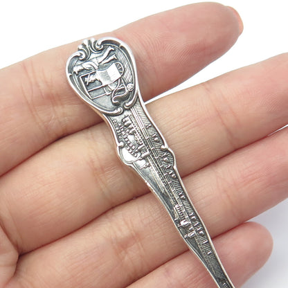 WATSON 925 Sterling Silver Antique Art Deco Atlantic City States & Cities Spoon