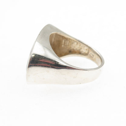 ATI Annika Witt Sterling Silver Vintage Real Turquoise & Lapis Ring Size 7.75
