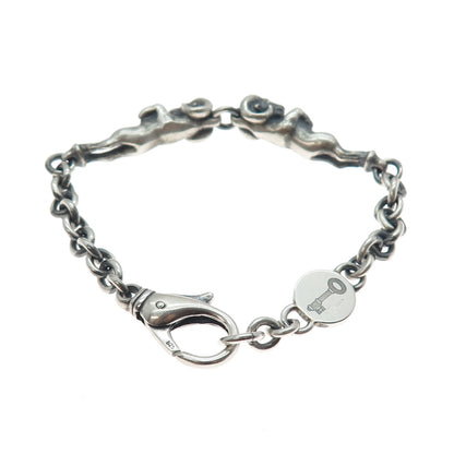 Theo Fennell 925 Sterling Silver Vintage London Aries Zodiac Sign Bracelet 6.5"