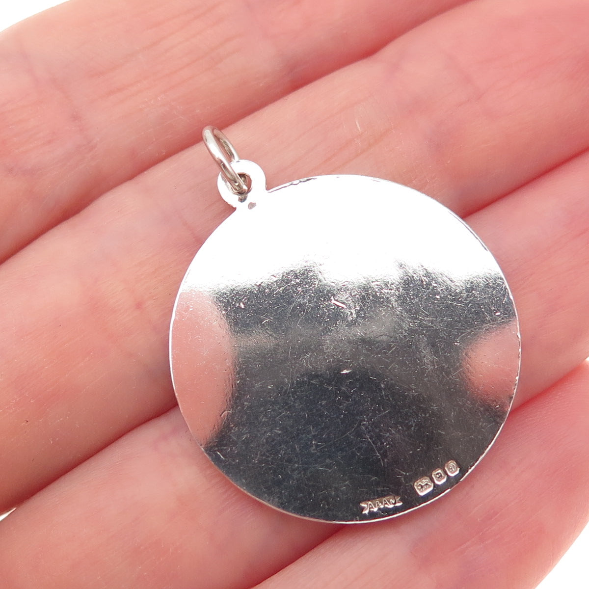 925 Sterling Silver Vintage 1978 A&AJ London Tower Bridge Charm Pendant