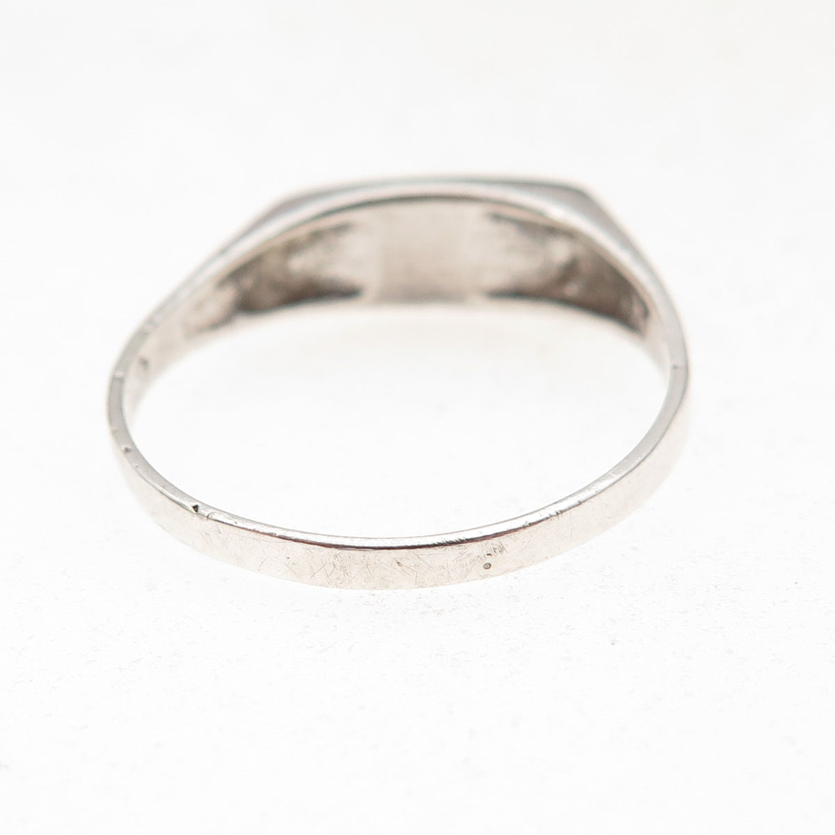 925 Sterling Silver Vintage Real Lapis Oxidized Ring Size 11