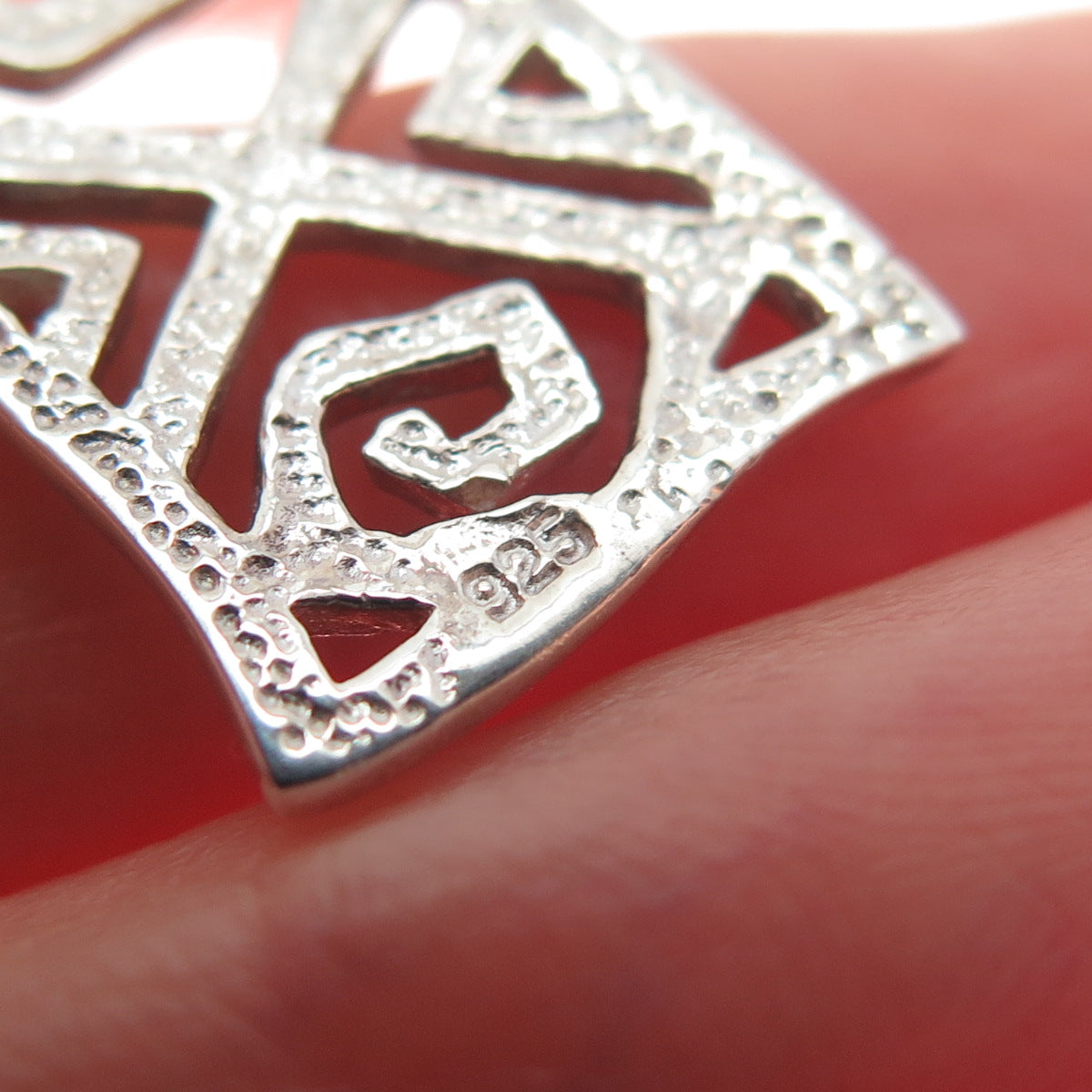 925 Sterling Silver Modernist Spiral Bar Cable Chain Necklace 18"