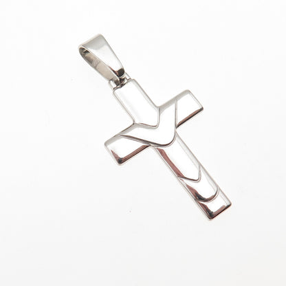 925 Sterling Silver Cross Religious Charm Pendant