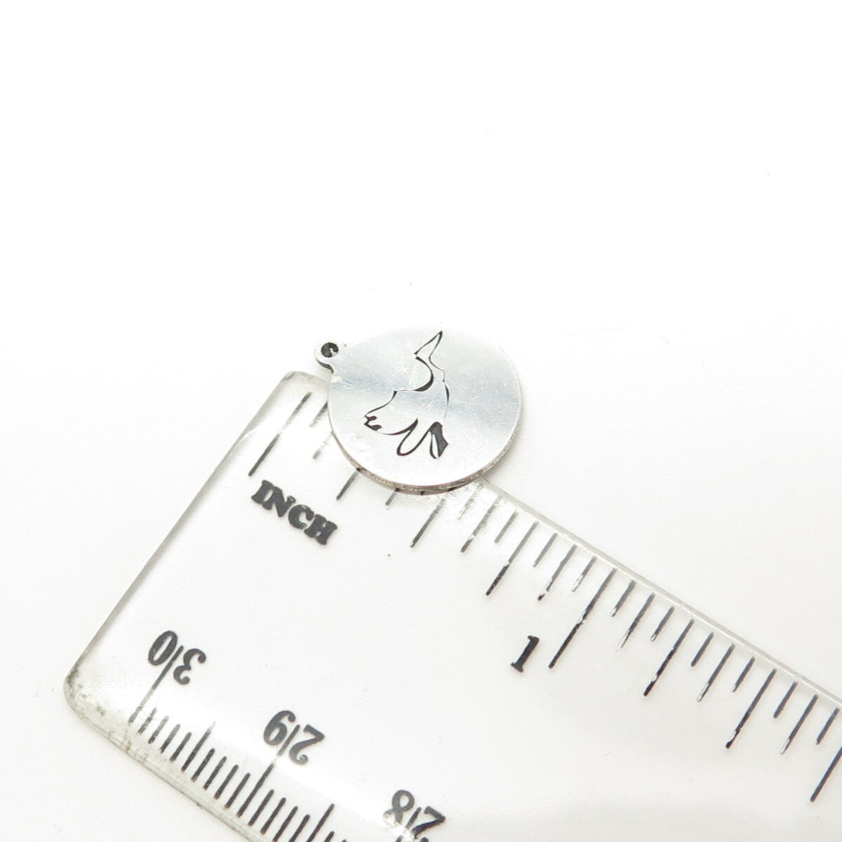 925 Sterling Silver USA Two In Town Flying Bird Charm Pendant