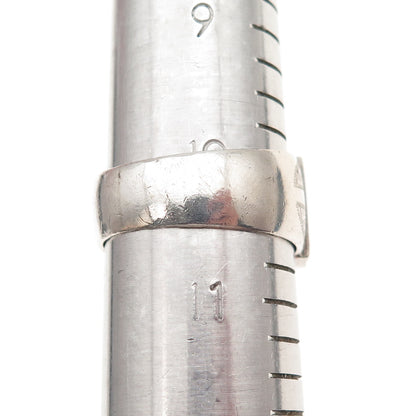 925 Sterling Silver Antique 1946 Japan US Soldier Oxidized Ring Size 10.5