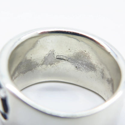 925 Sterling Silver Vintage Celtic Ring Size 5.25