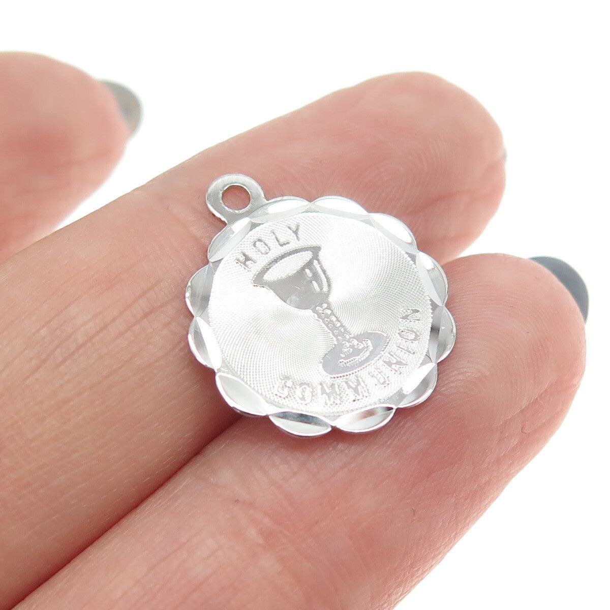 CREA 925 Sterling Silver Vintage "Holy Communion" Goblet Pendant