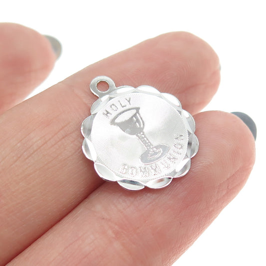 CREA 925 Sterling Silver Vintage "Holy Communion" Goblet Pendant