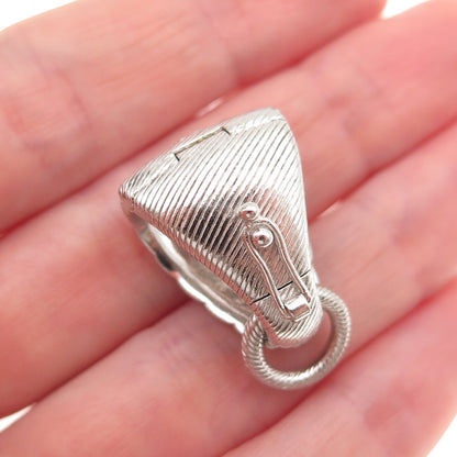 Judith Ripka 925 Sterling Silver Woven Bail for Pendant