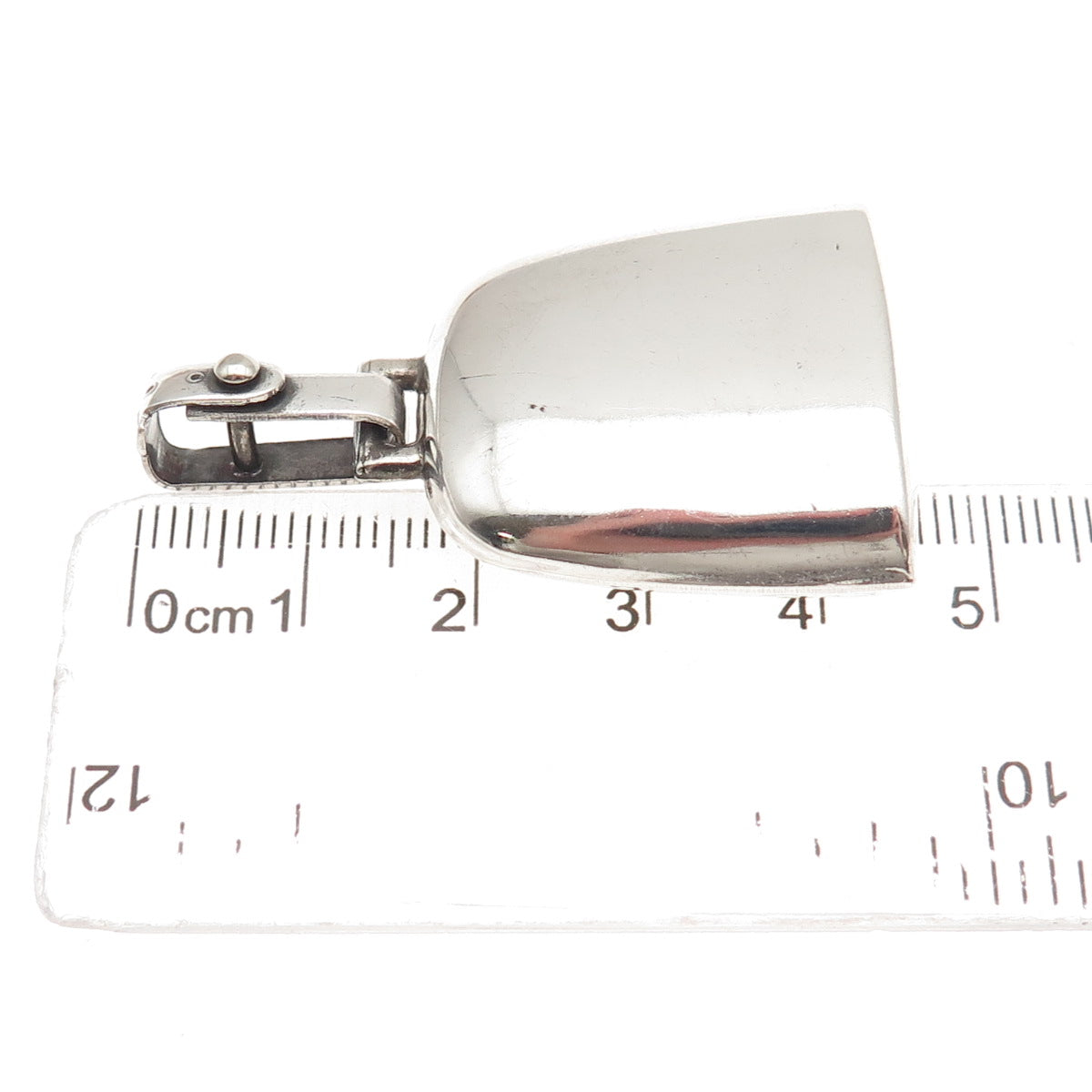 Webster 925 Sterling Silver Antique Art Deco Bell Rattle Pendant