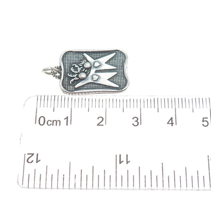 DV Dawn Vertrees 925 Sterling Silver Vintage Always Sisters Now Friends Pendant