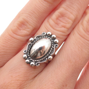 Bell Trading Post Old Pawn 925 Sterling Silver Vintage Southwestern Ring Size 5