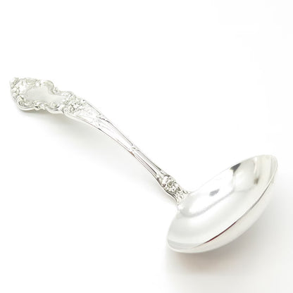 925 Sterling Silver Antique Art Deco Watson Meadow Rose - 1907 Ladle