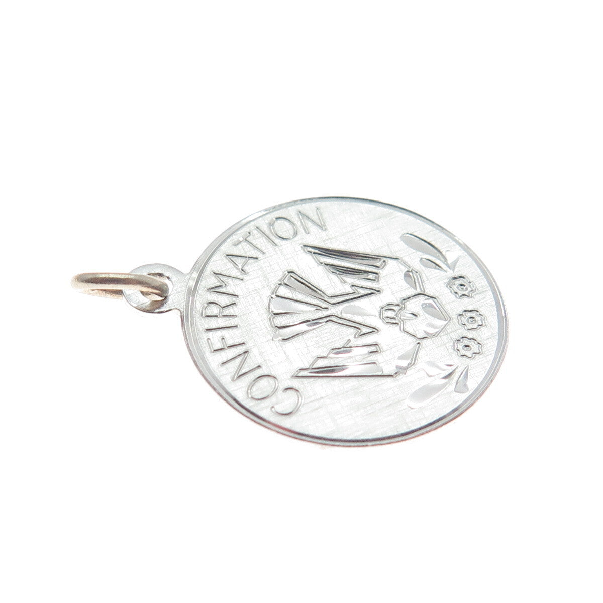 LUMIN 925 Sterling Silver Vintage Confirmation Holy Ghost Charm Pendant