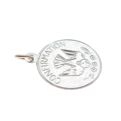 LUMIN 925 Sterling Silver Vintage Confirmation Holy Ghost Charm Pendant