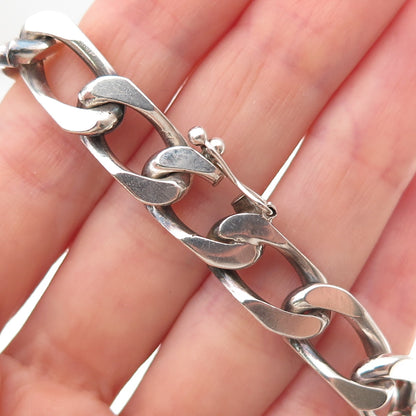 Tiffany & Co. 925 Sterling Silver Vintage Cuban Link ID Bracelet 6.75"