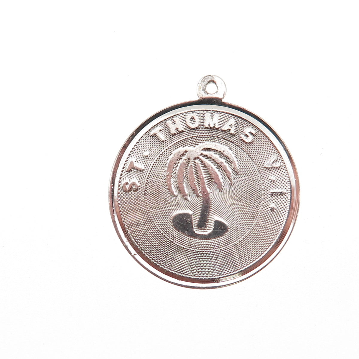 Griffith & Sons 925 Sterling Silver Vintage St. Thomas VI Charm Pendant