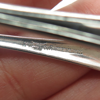 WALLACE 925 Sterling Silver Antique 1911 Washington Bon Bon Tongs
