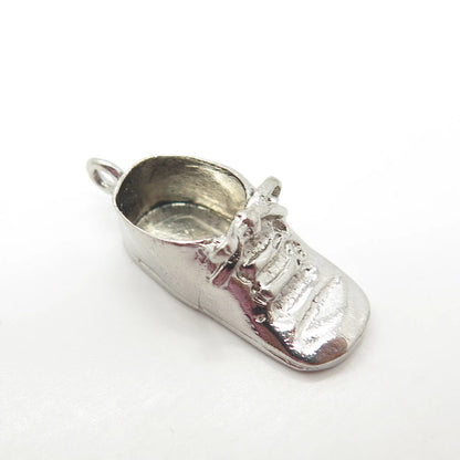 925 Sterling Silver Vintage Boot Shoe Charm Pendant