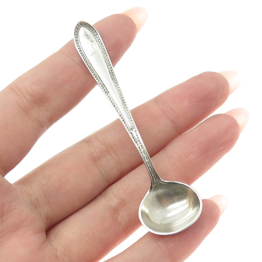 GORHAM 925 Sterling Silver Antique Art Deco 1922 Edgeworth Salt & Spices Spoon