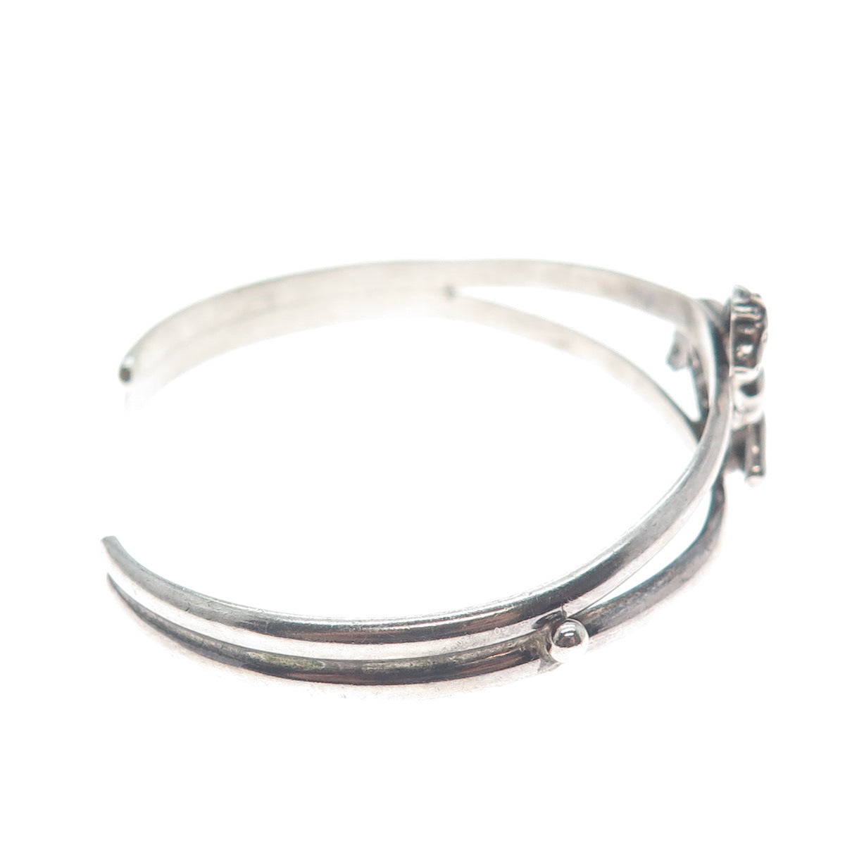 CAROL FELLEY Sterling Silver Vintage 1991 Wild Horse Adjustable Bracelet 6.5"