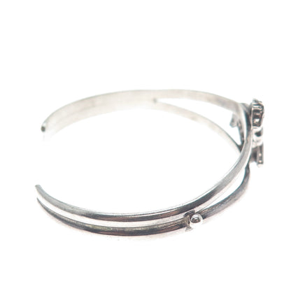 CAROL FELLEY Sterling Silver Vintage 1991 Wild Horse Adjustable Bracelet 6.5"