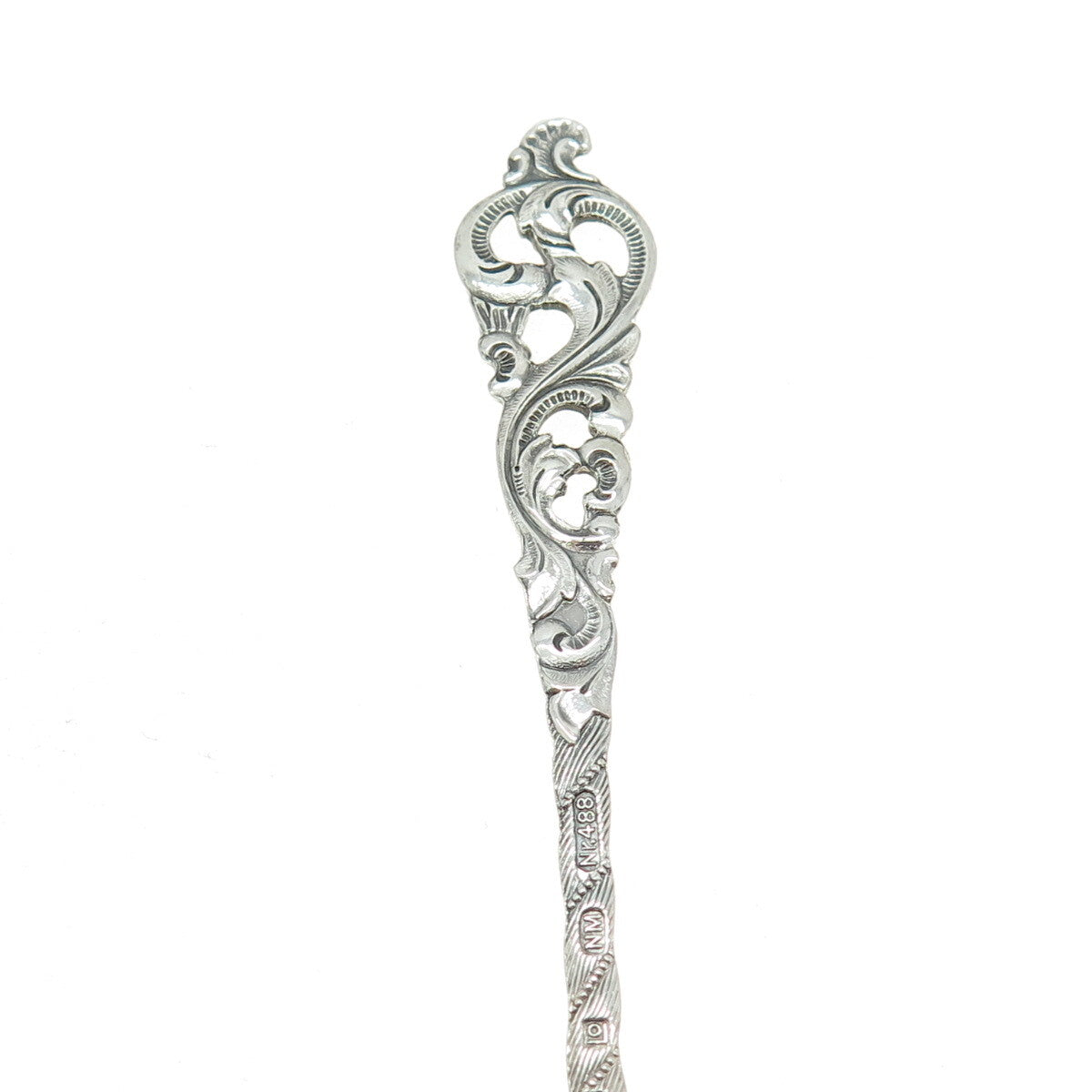 BRODRENE LOHNE 830S Silver Vintage Norway Dobbel Rokokko Coffee Spoon