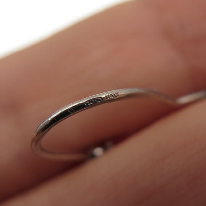 925 Sterling Silver 2-Tone Italy Diamond-Cut Ball Drop Chain Dangle Earrings