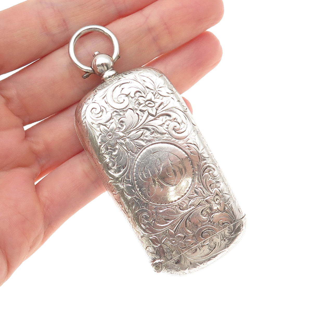 Robert Chandler 925 Sterling Silver Antique 1903 Birmingham Coin / Vesta Case