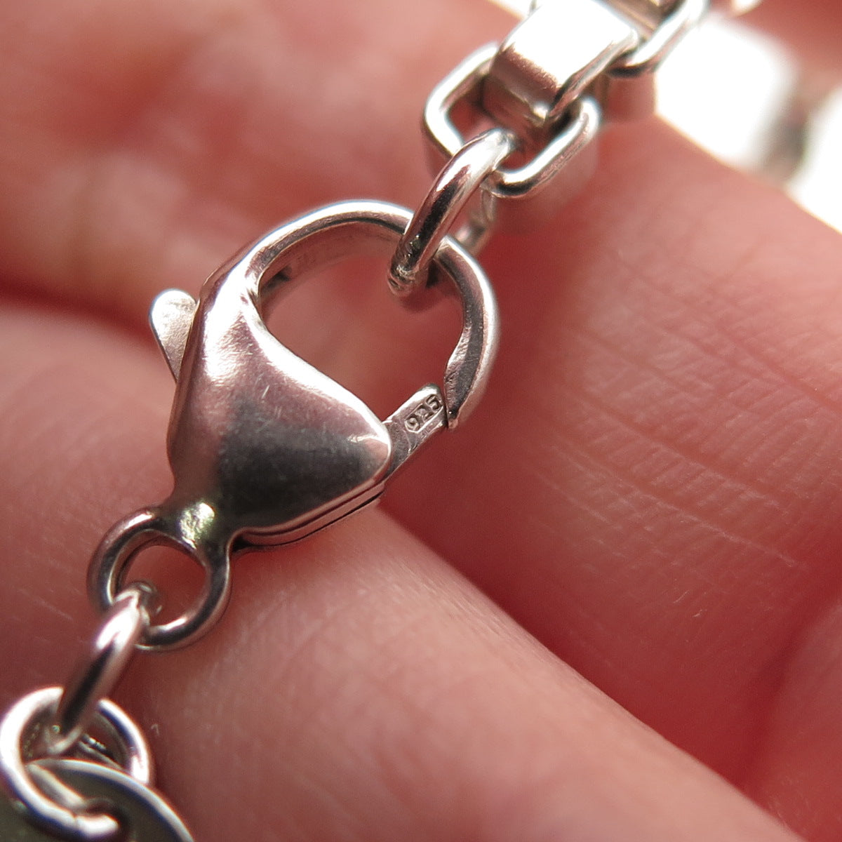 Tiffany & Co. 925 Sterling Silver Vintage Venetian Link Bracelet 7"