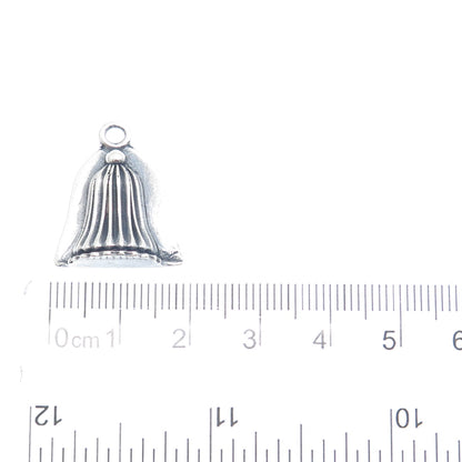 925 Sterling Silver Vintage Tassel Oxidized Minimalist Charm Pendant