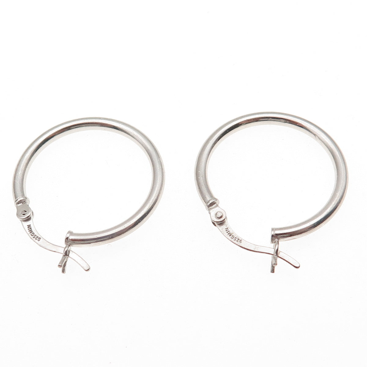 925 Sterling Silver Hoop Earrings