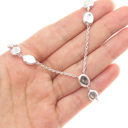 IPPOLITA 925 Sterling Silver Modernist Necklace 24" (missing part of pendant)