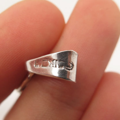 925 Sterling Silver Vintage Mexico Human Pendant