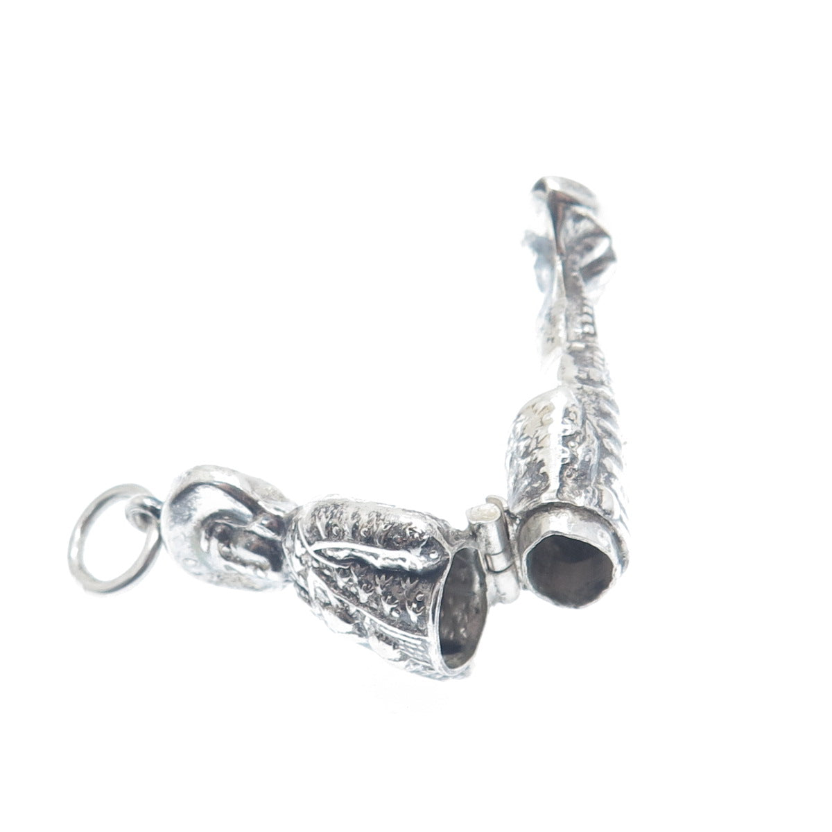 925 Sterling Silver Vintage REO Cavalier Needle Holder Pendant